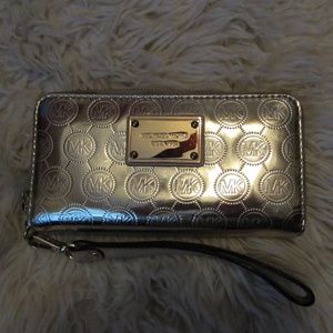 Michael Kors Gold Clutch